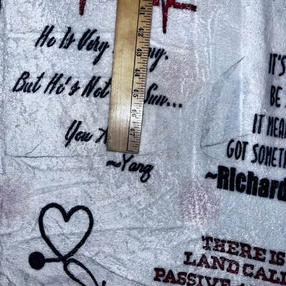 Grey’s Anatomy Blanket You are my person Throw Blanket Ultra-Soft Blanket